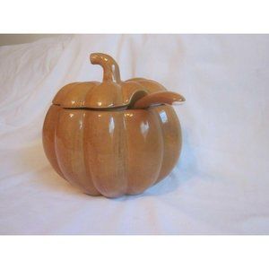 Ceramic Pumpkin Shaped Soup Taureen (Squash Bowl)